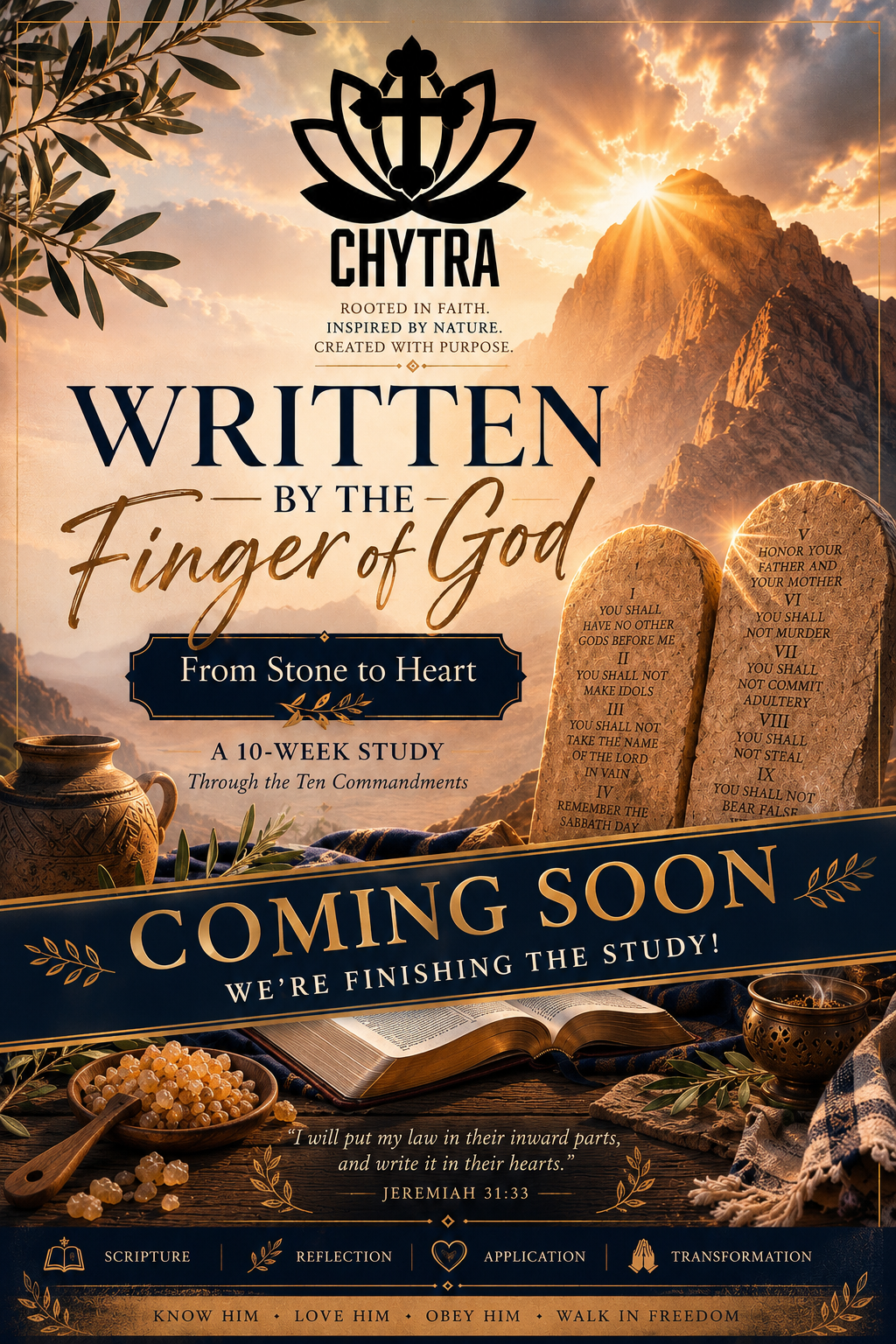 Written by the Finger of God