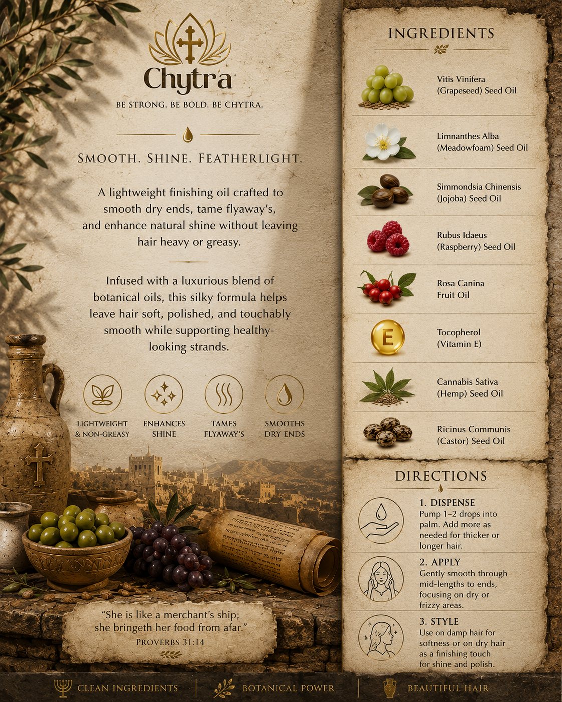 Chytra Travel Beard Oil 10ml