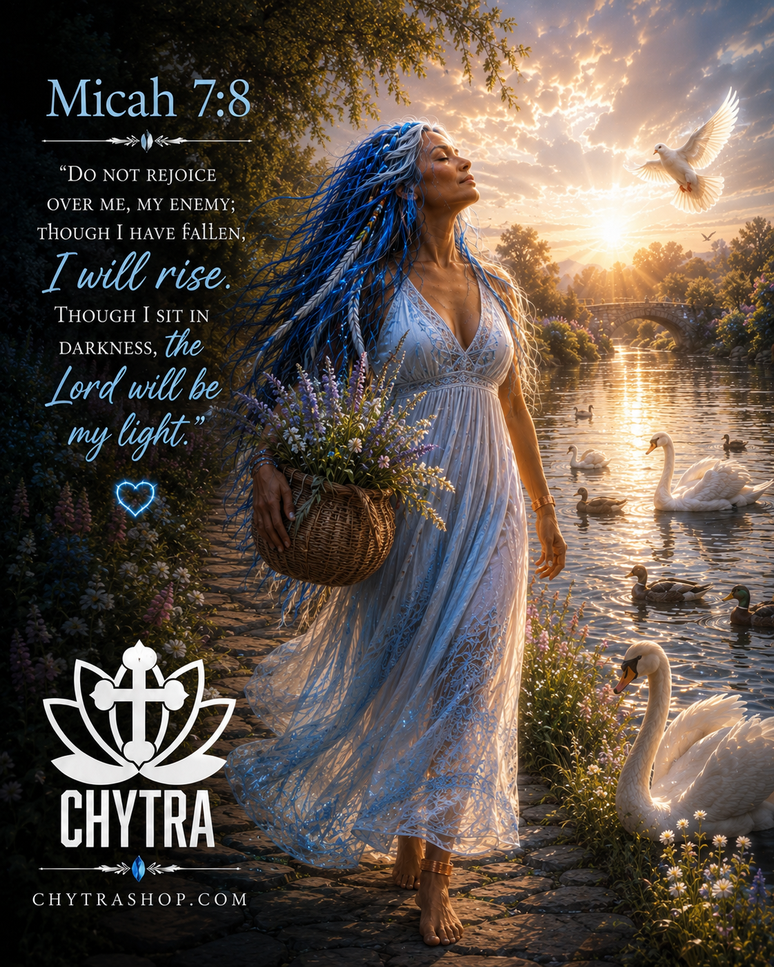 Micah 7:8 Swans