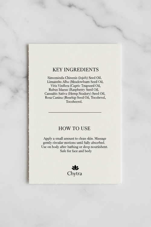 Chytra Body Oil — Ingredients & Instructions